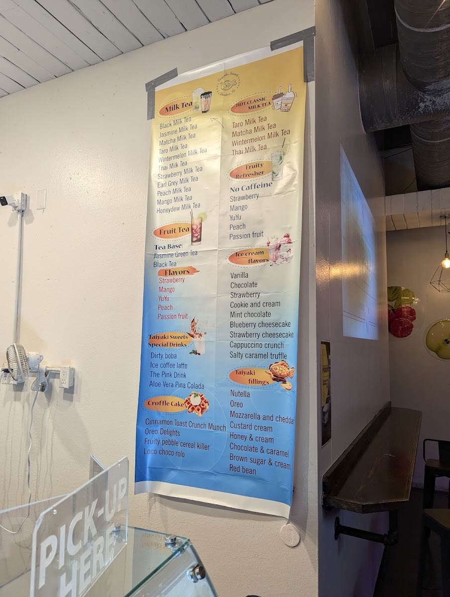 Taiyaki Sweets Menu - Image 3